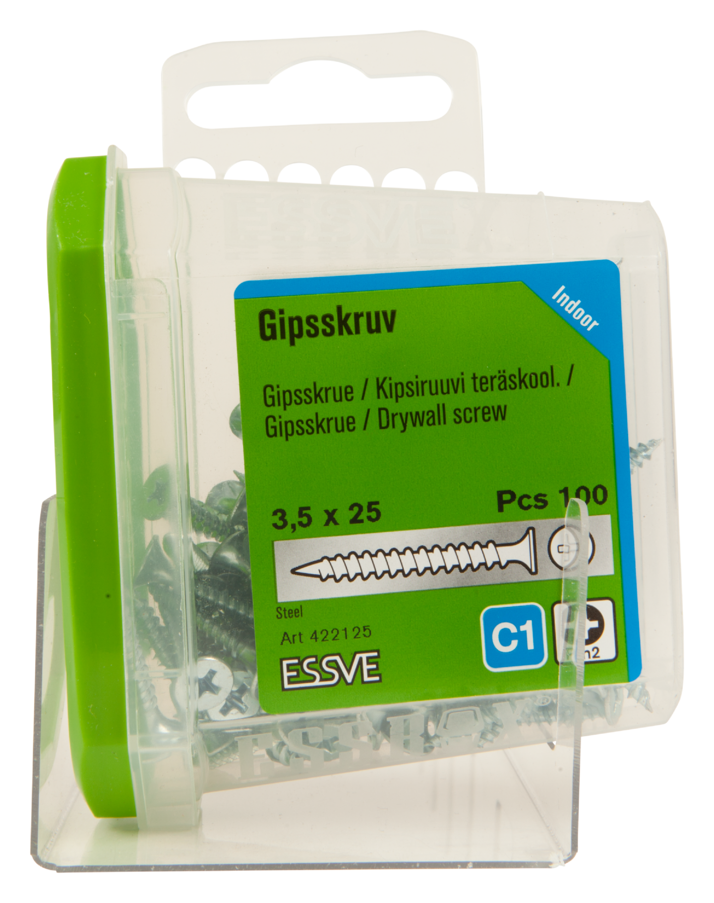 GIPSSKRUV ESSVE FZB STÅL 3,5X25