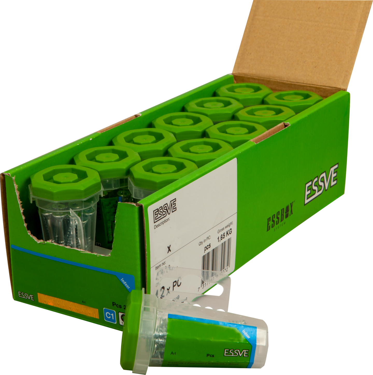 TRÄSKRUV FS UTV 5,0X60 10ST TX25 ESSDRIVE CS