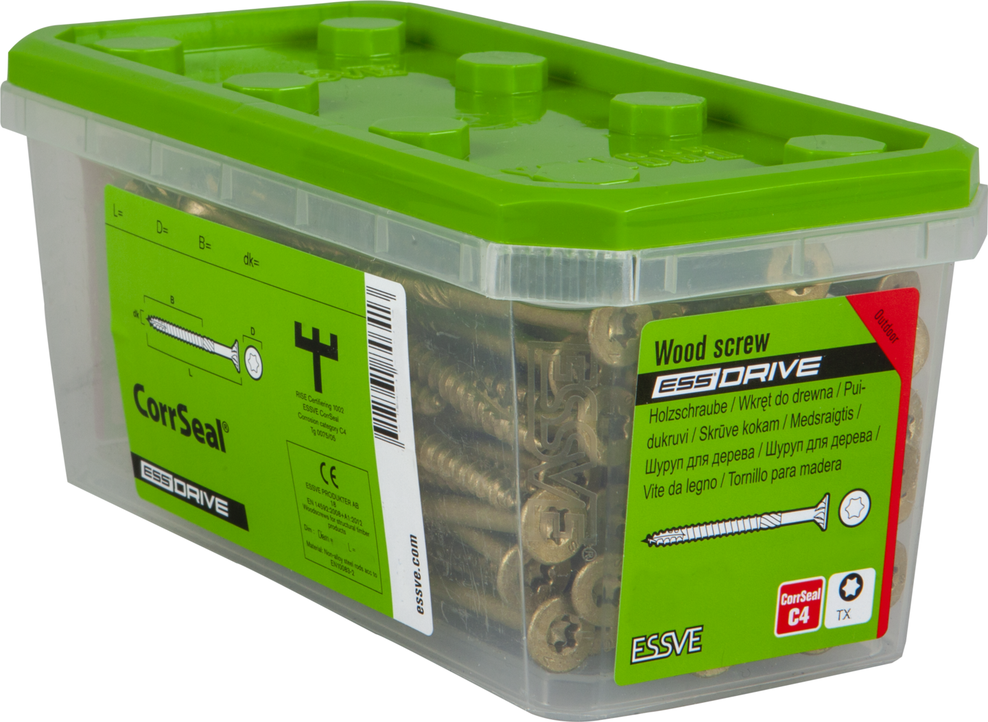 TRÄSKRUV FS UTV 6,0X110 100ST TX30 ESSDRIVE CS