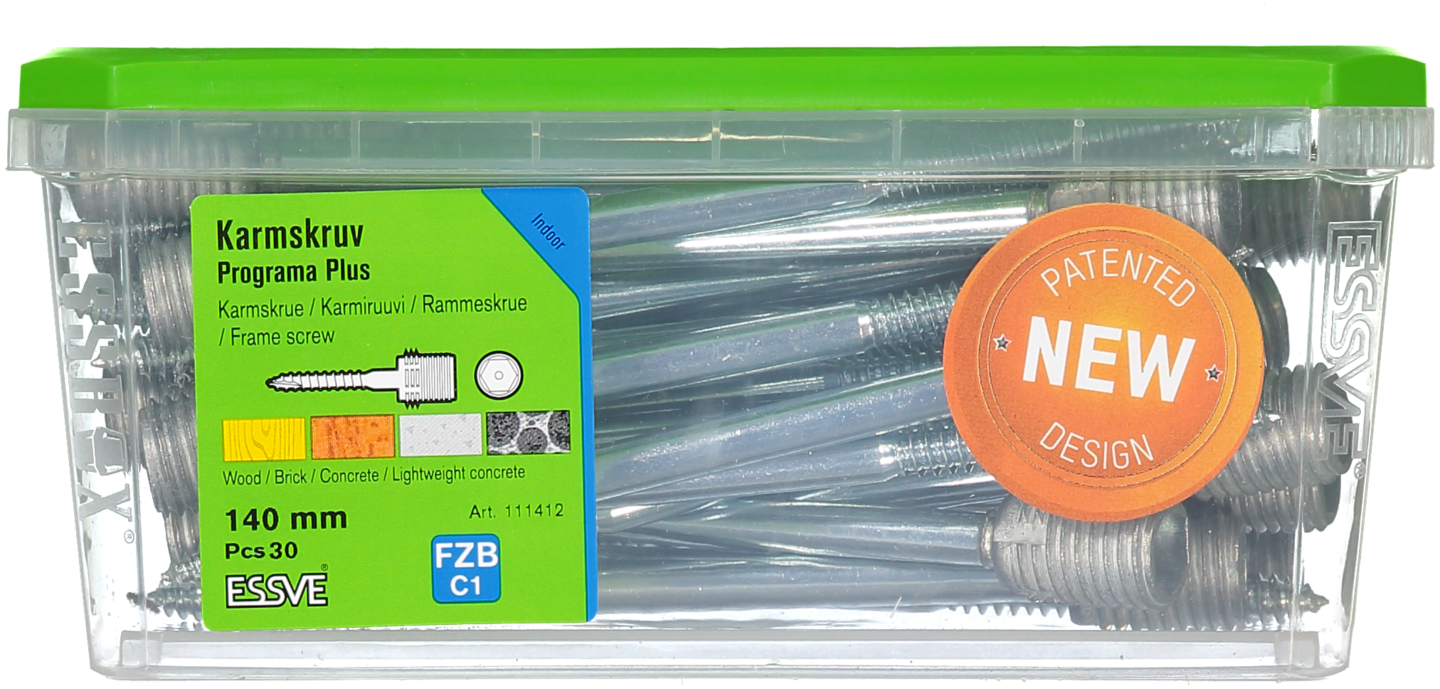 KARMSKRUV PROGRAMA PLUS 140MM 30ST