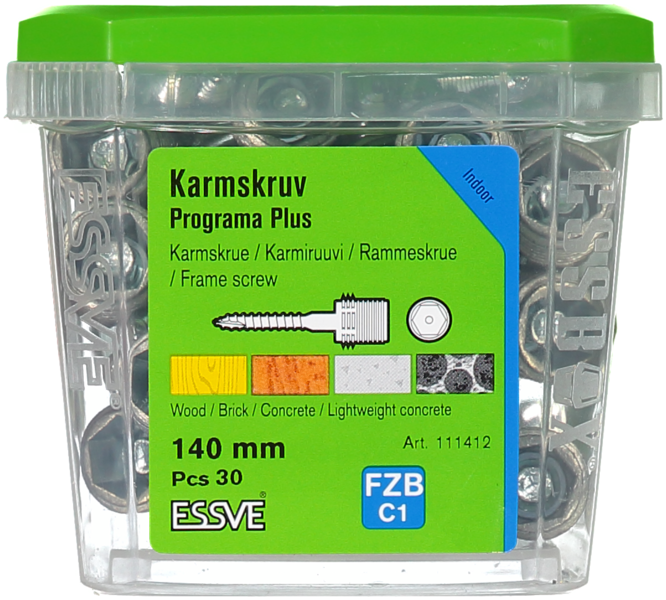 KARMSKRUV PROGRAMA PLUS 140MM 30ST