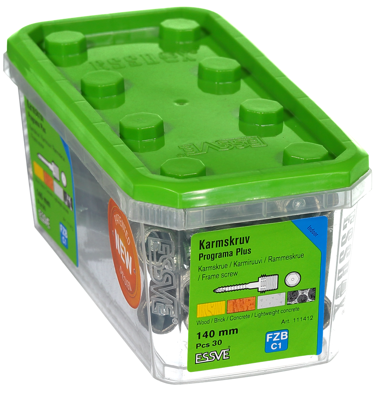 KARMSKRUV PROGRAMA PLUS 140MM 30ST