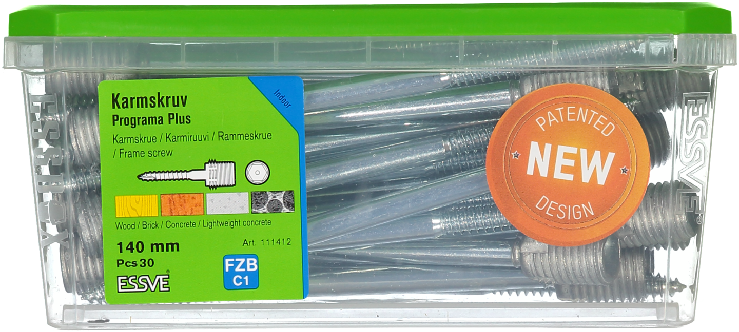 KARMSKRUV PROGRAMA PLUS 140MM 30ST
