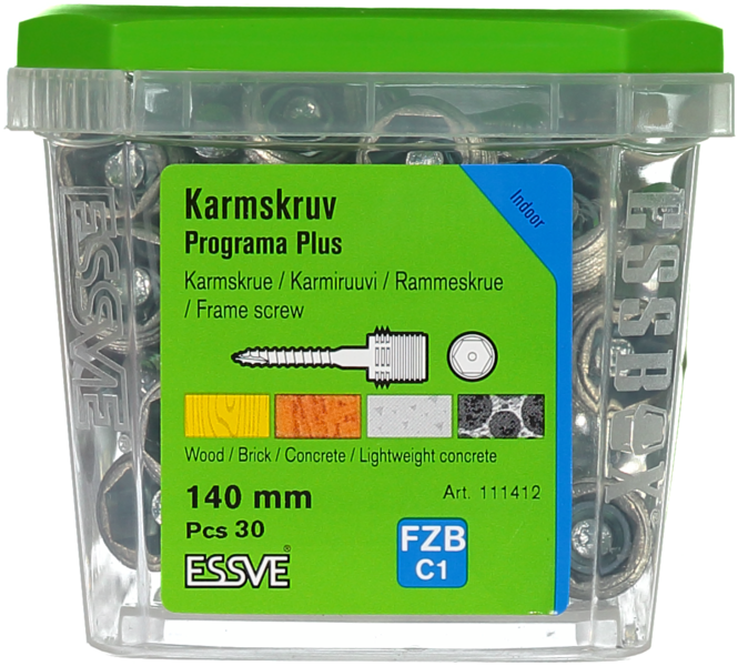 KARMSKRUV PROGRAMA PLUS 140MM 30ST