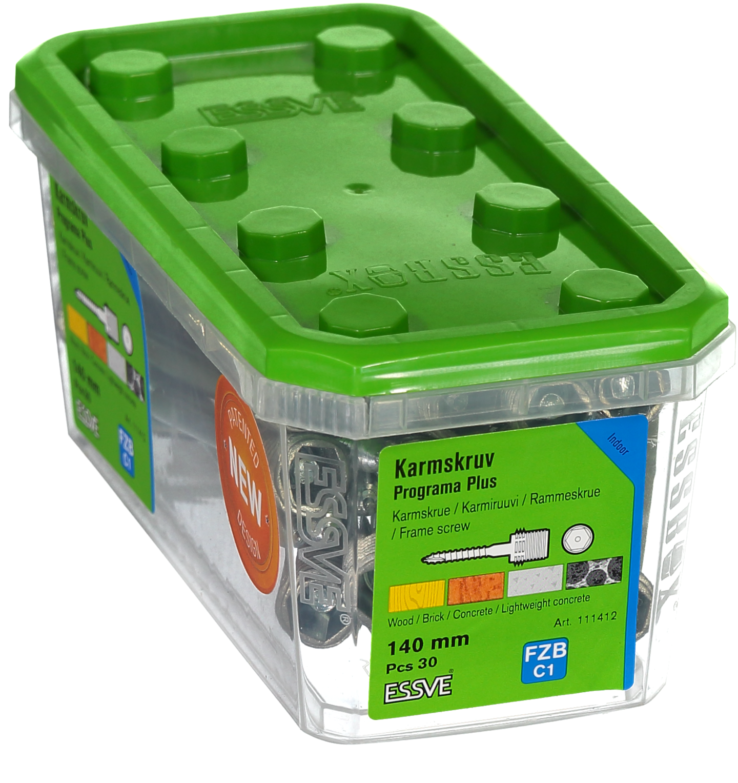 KARMSKRUV PROGRAMA PLUS 140MM 30ST