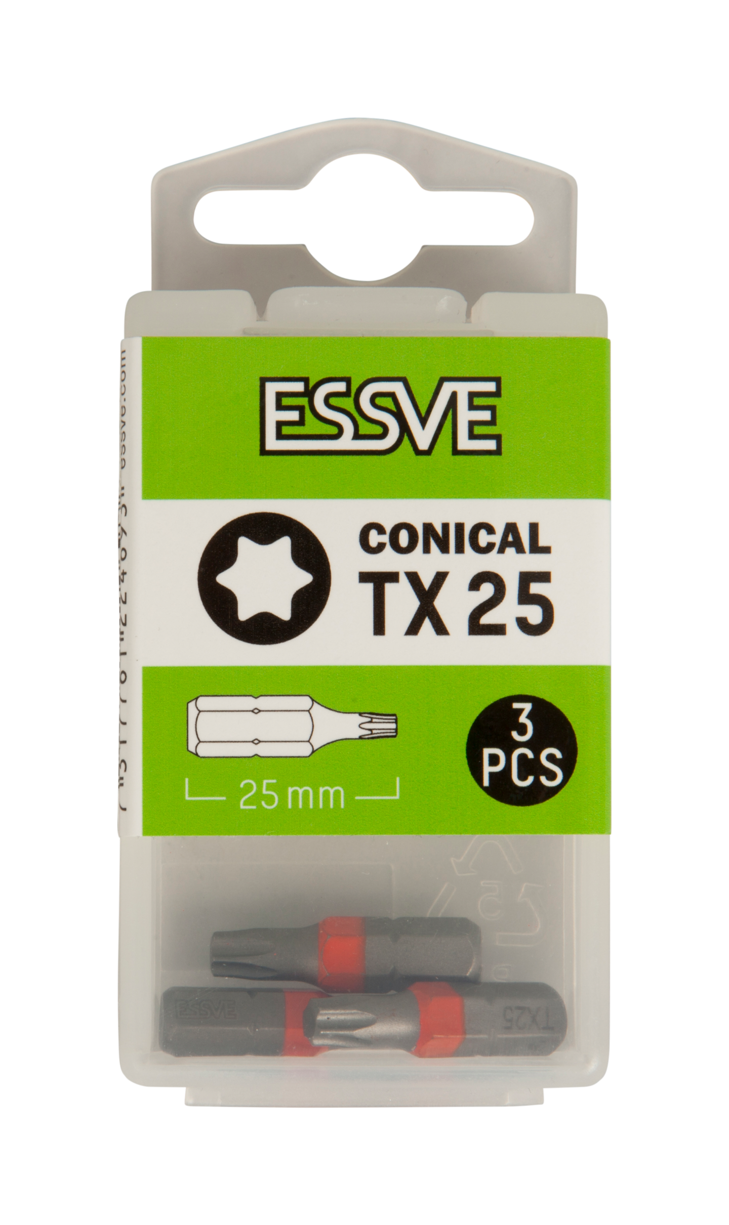 BITS TX25 25MM KONISK 3ST ESSVE