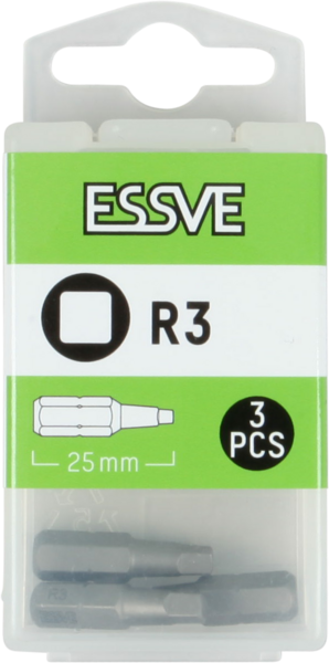 BITS R3 25MM 3ST ESSVE