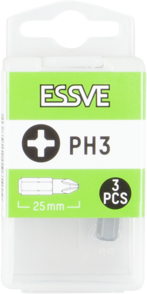 BITS PH3 25MM 3ST ESSVE
