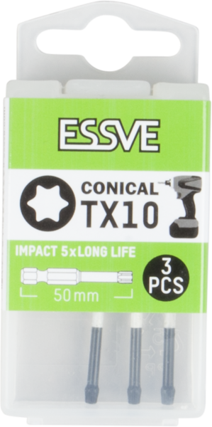 BITS IMPACT TX10 50MM  CON 3ST 9980258