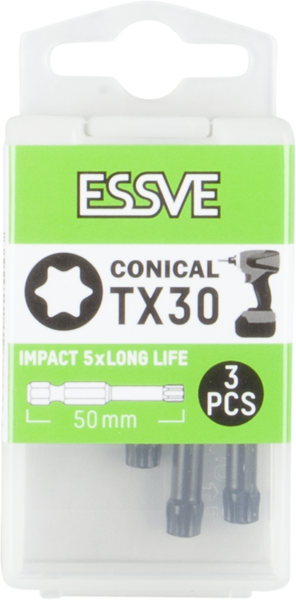 BITS IMPACT TX30 50 MM CON 3ST KONISKA ESSVE