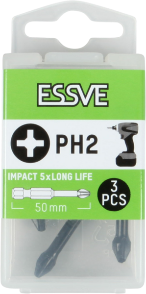 BITS IMPACT PH2 50MM 3ST/FRP 9980292