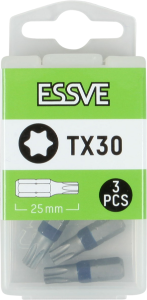 BITS ESSVE TX30 25MM 3ST