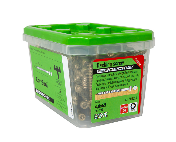 TRALLSKRUV CS 4,8X42 250P TX20 ESSDECK MAX CORRSEAL