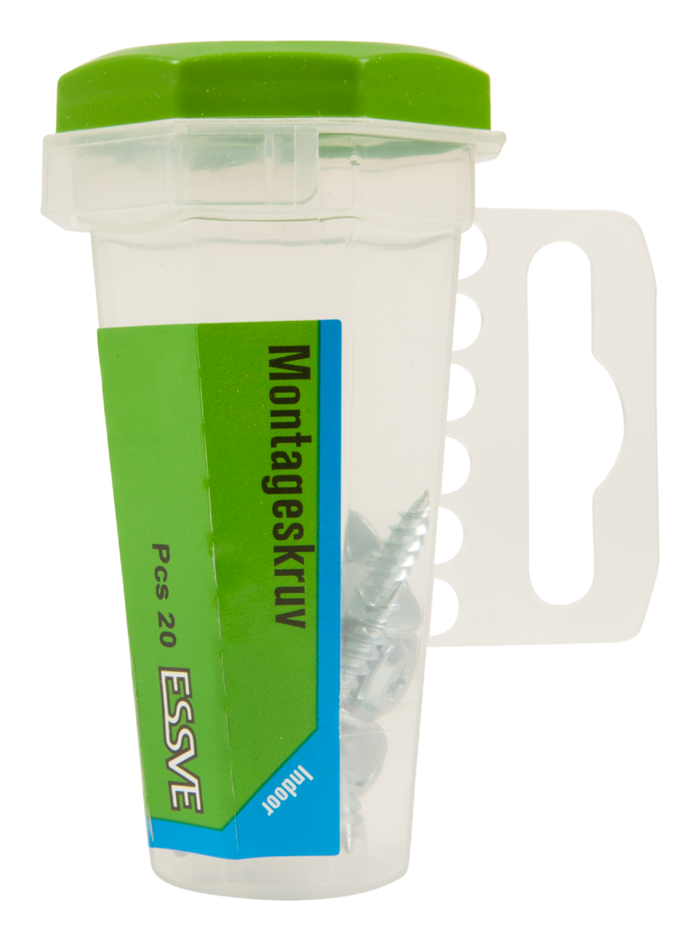 MONTAGESKRUV ESSVE MED VASS SPETS PH2 VITLACKERAD 4,2X13 20ST UT