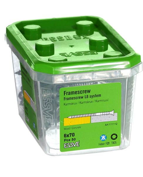 KARMSKRUV ESSVE L8 VASS SPETS FZB 6X70 50ST