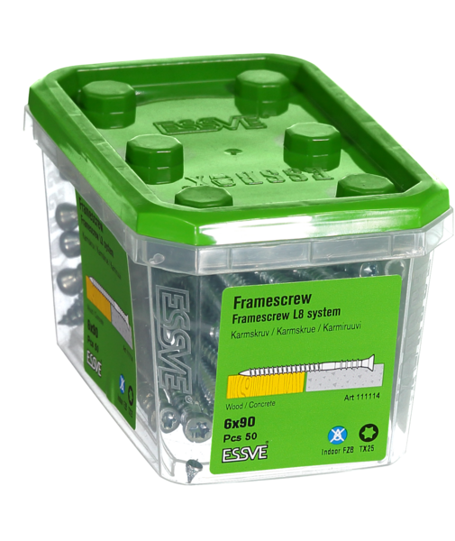 KARMSKRUV ESSVE L8 VASS SPETS FZB 6X90 50ST