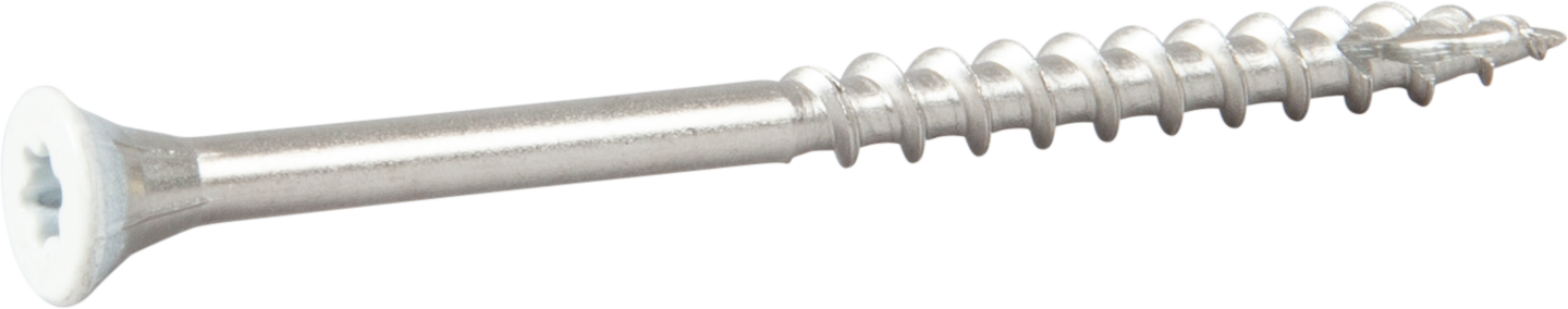 FASADSKRUV ROSTFRI/SYRAFAST A4 VIT 4,4X65