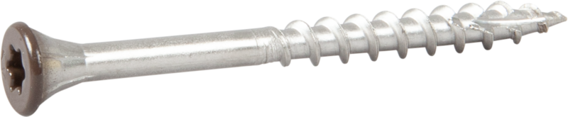 FASADSKRUV ROSTFRI/SYRAFAST A4 M BRUN 4,4X45