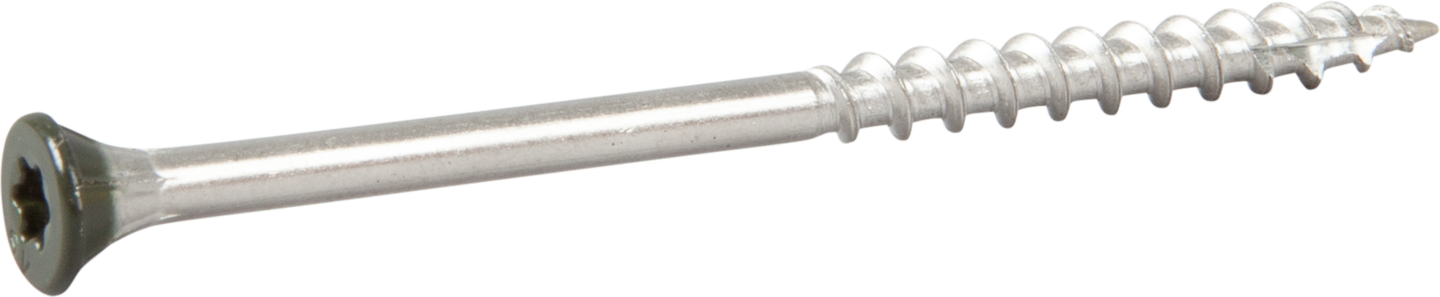 FASADSKRUV ROSTFRI/SYRAFAST A4 SVART 4,4X72