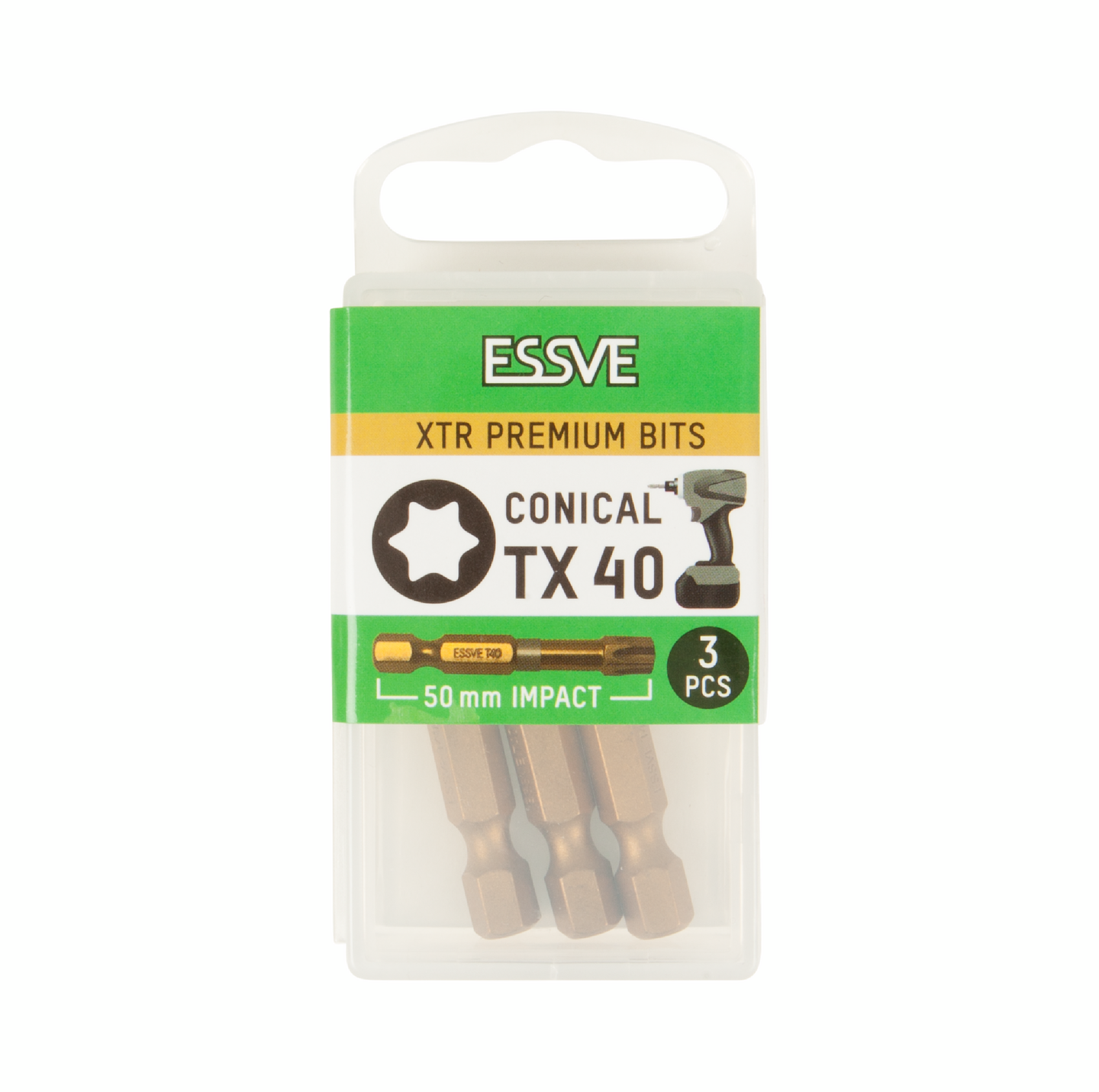 BITS XTR TX40 KONISK IMPACT 50MM