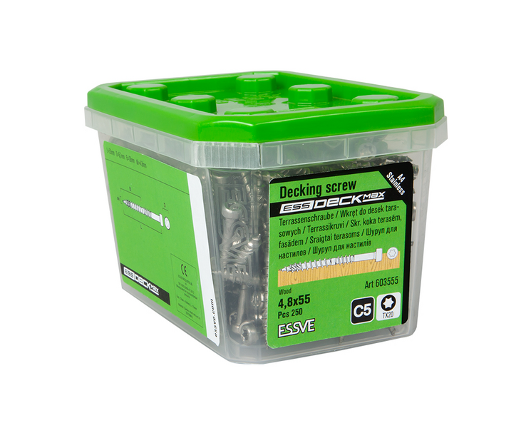 TRALLSKRUV A4 4,8X75 250P TX20 ESSDECK MAX A4
