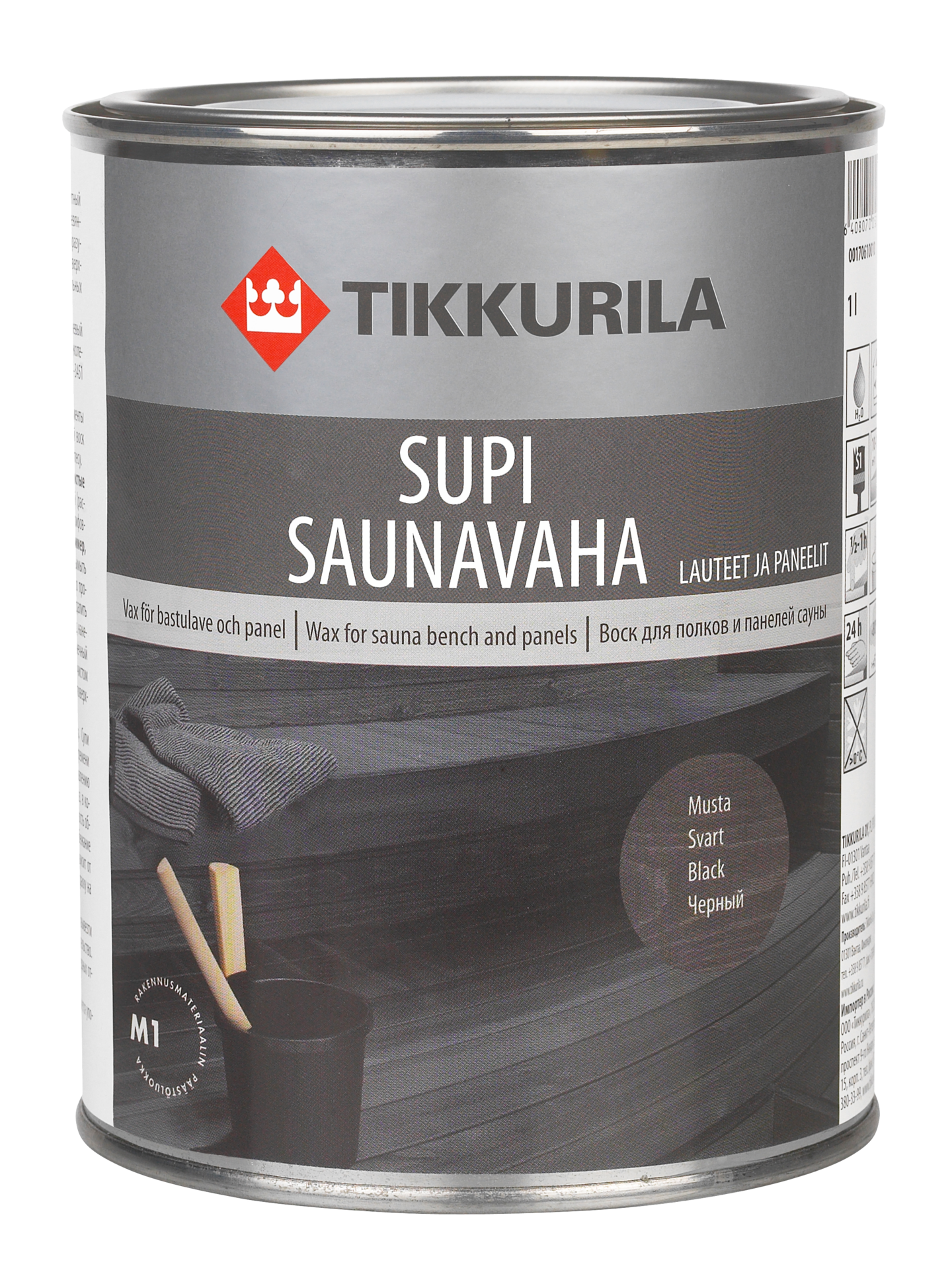 Supi Saunavaha 1l musta