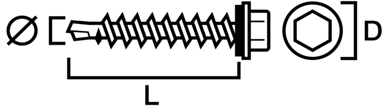 FARMARSKRUV SIMPSON STRONG-TIE SVART RAL 9005 4,8X35MM 25ST