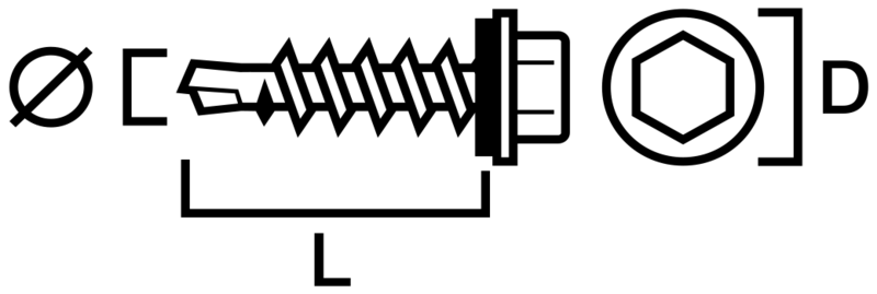 FARMARSKRUV SIMPSON STRONG-TIE VIT RAL9010 4,8X20MM 25ST
