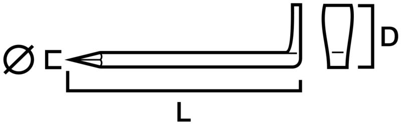 BANDHAKE SIMPSON STRONG-TIE FYRKANT FZV 2,8X75MM 250ST
