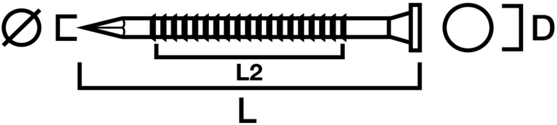 ANKARSPIK SIMPSON STRONG-TIE ELFÖRZINKAD KAMGÄNGA 4X31MM 250ST
