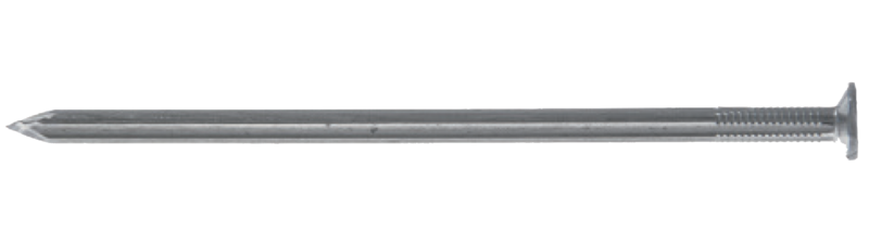 TRÅDSPIK GUNNEBO FASTENING BLANK 50X2,0 500ST, RÄFFLAD FLAT HUVUD PAKE