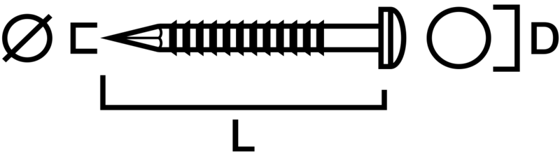 KLAMMERSPIK SIMPSON STRONG-TIE SVART NCS9000 VFZ 30-3,5 KULLRIG 20ST
