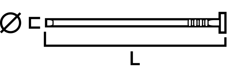 DYCKERT SIMPSON STRONG-TIE 16 BANDAD ROSTFRI 50MM PAKET 2500ST