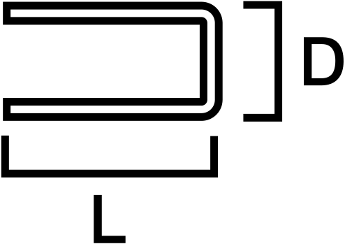 KLAMMER GUNNEBO FASTENING 500 40MM 4800ST