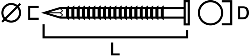 PANELSPIK GUNNEBO FASTENING VFZ PB15 48X2,8 2100, RUNDBANDAD