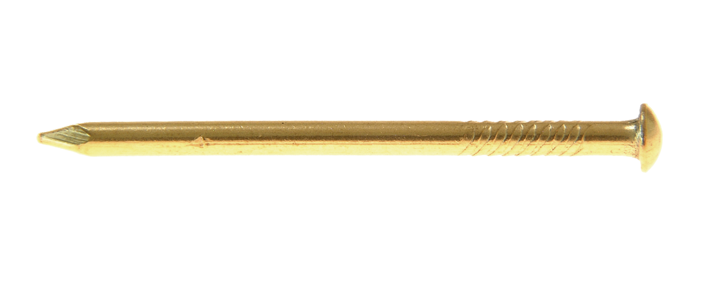 MÄSSINGSPIK GUNNEBO FASTENING 50X2,5 20ST, KULLRIGT HUVUD SB-PACK