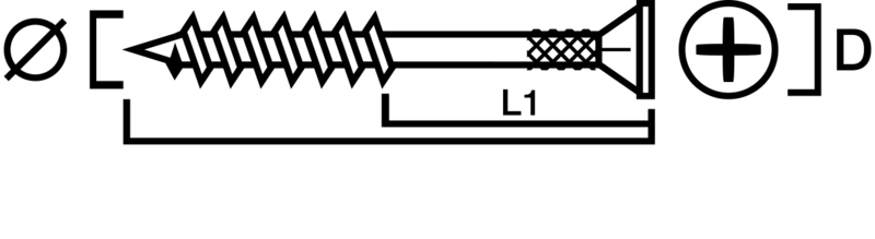 SPÅNSKIVESKRUV SIMPSON STRONG-TIE ELFÖRZINKAD TX20 TRÄ 4,2X55 250ST