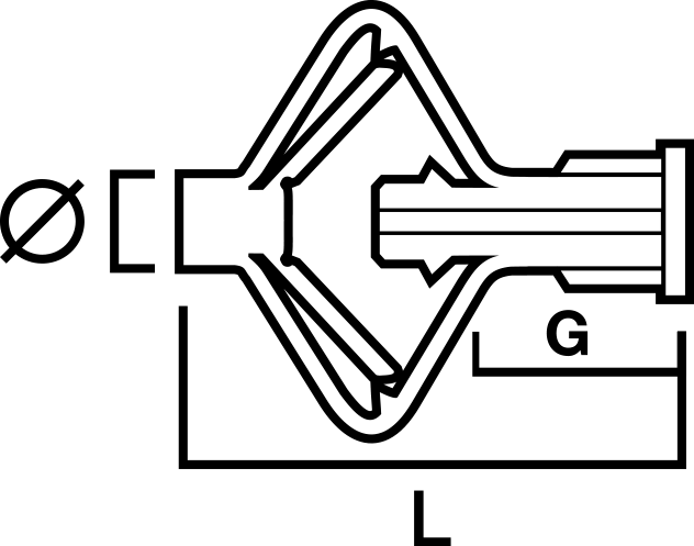 ALLPLUGG SIMPSON STRONG-TIE OLA M10 GREPP 8-28MM 3ST