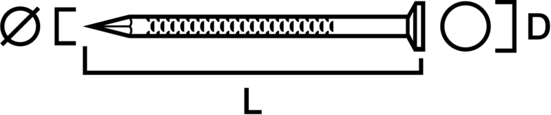 MASKINSPIK GUNNEBO FASTENING BANDAD17 VFZ 2,8X65, 1700ST