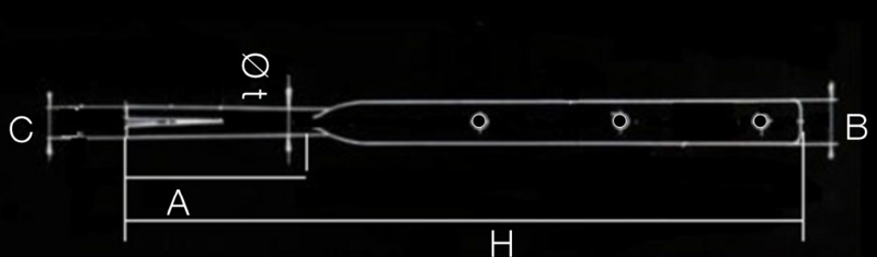 BERGDUBB GUNNEBO FASTENING MED KIL 25X250