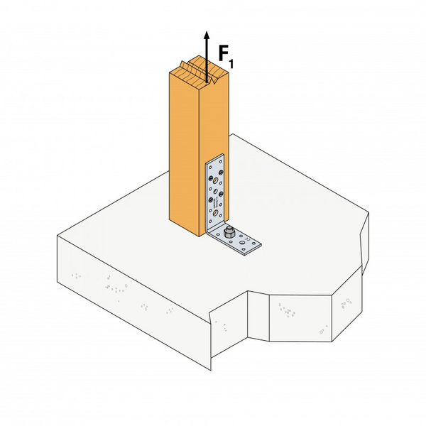VINKELBESLAG SIMPSON STRONG-TIE AG 119X91X40X3, SST 100ST/FRP