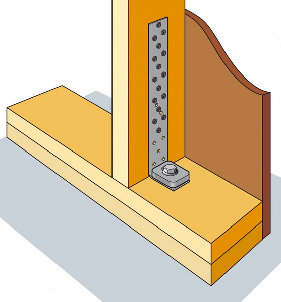 VINKELBESLAG SIMPSON STRONG-TIE AH 160X50X40X3, SST 50ST/FRP