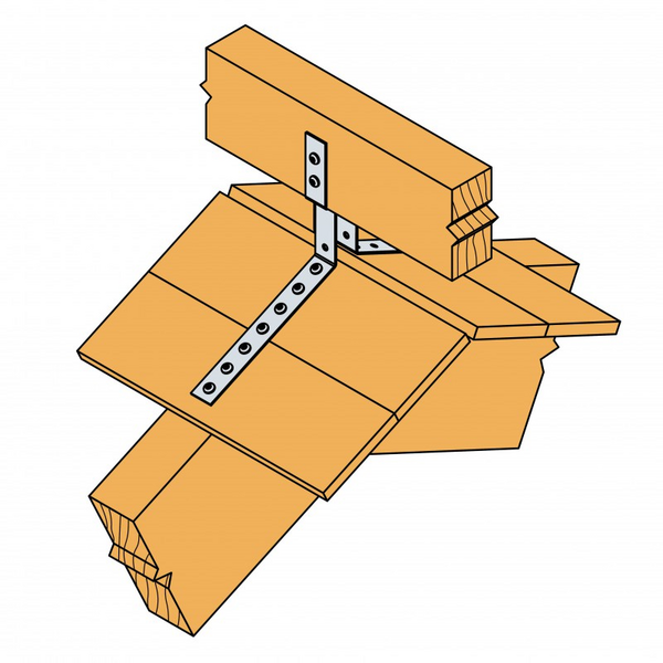 TOPPLÄKTSBESLAG SIMPSON STRONG-TIE SST TOL 253X20X40X1,5