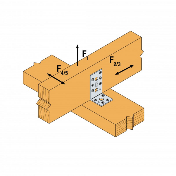VINKELBESLAG SIMPSON STRONG-TIE AE 90X48X48X3, SST 100ST/FRP