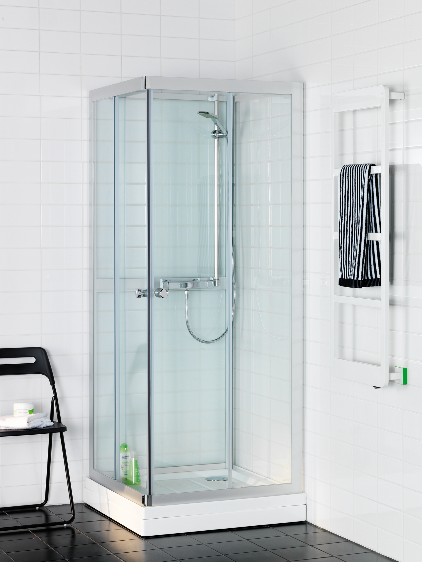 DUSCHKABIN HAFA POLARIS SQ KLARGLAS, 900X900