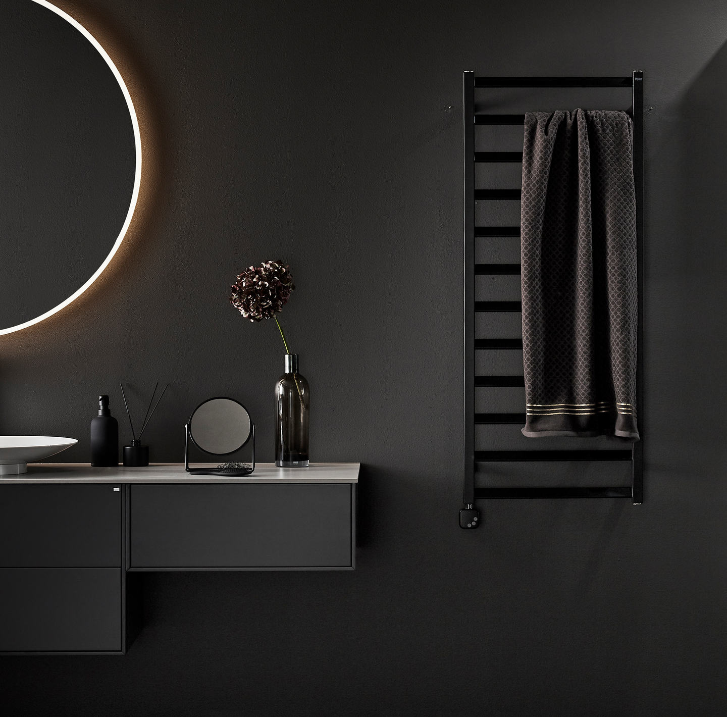 HANDDUKSTORK HAFA ORIGINAL SVART, 1200X500