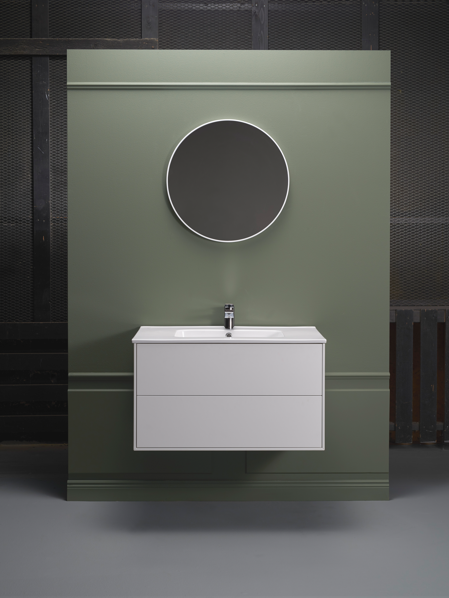 TVÄTTSTÄLLSSKÅP HAFA EDGE 800, ANTRACITGRÅ