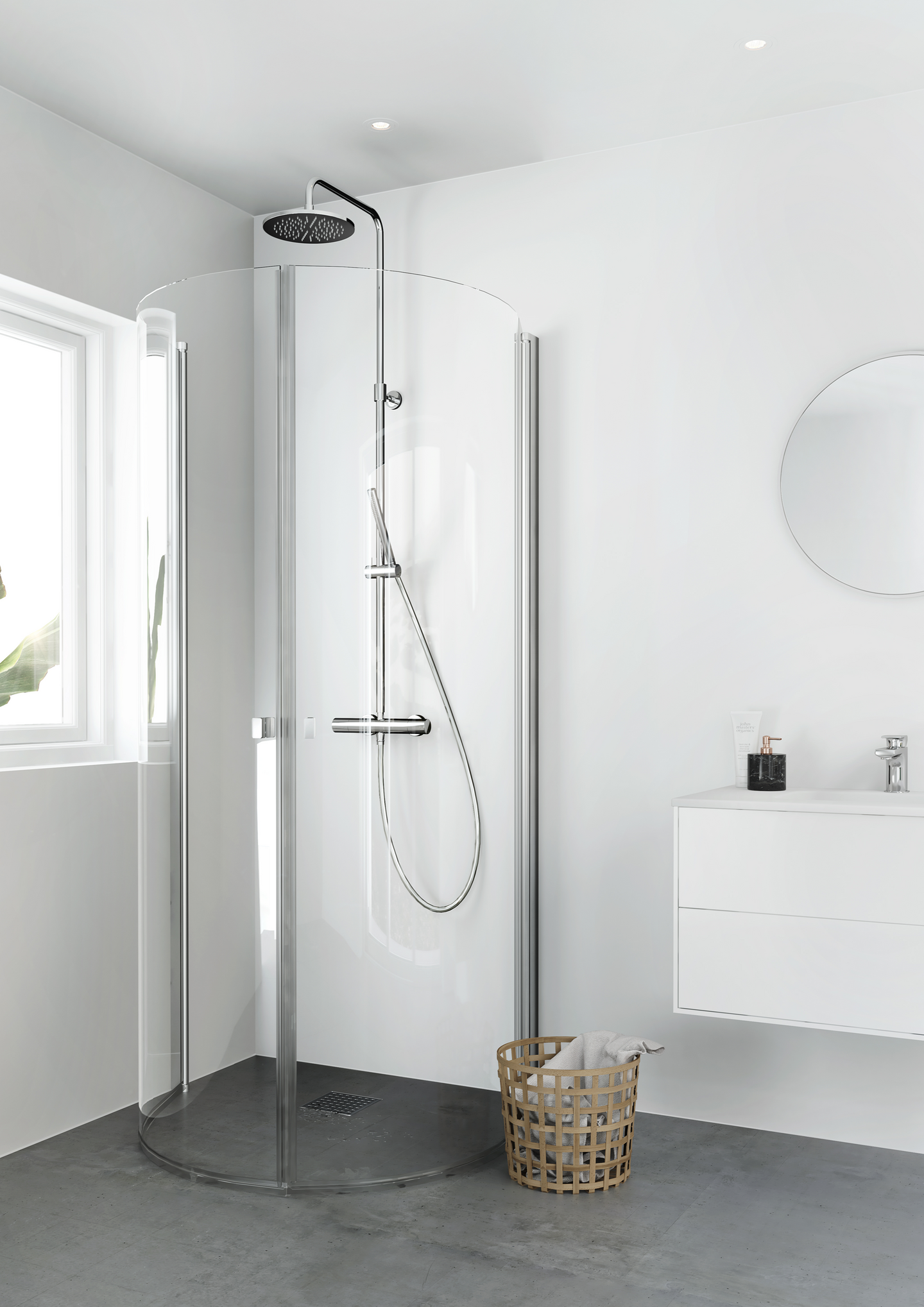 DUSCHHÖRN HAFA IGLOOPRO U 80X95, KLAR N