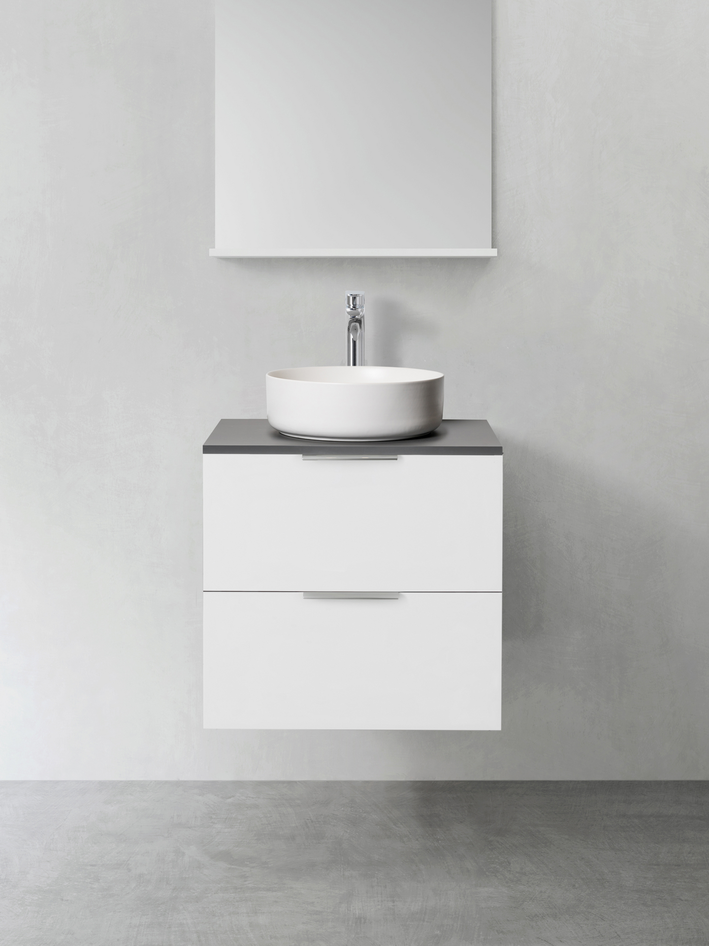 TVÄTTSTÄLLSSKÅP HAFA SHAPE VIT 600