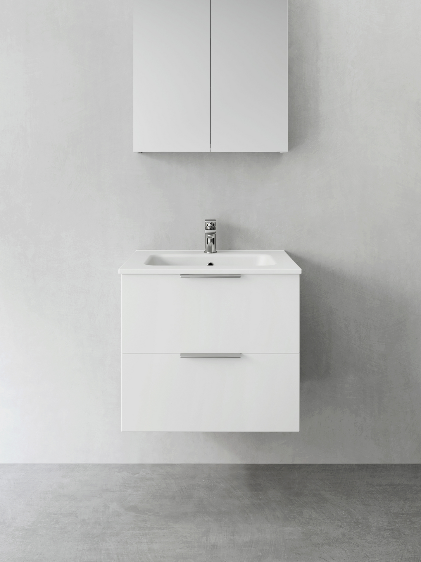 TVÄTTSTÄLLSSKÅP HAFA SHAPE VIT 600